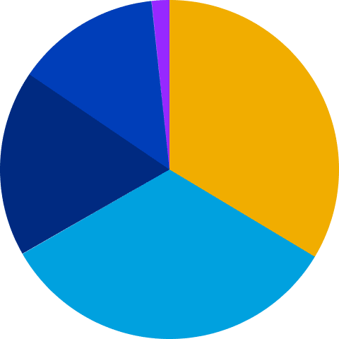 20代 33.6%,30代 33.1%,40代 17.8%,50代 13.8%,60代 1.7%